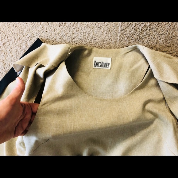 Karl’s Korner Blazer & Top Sz L 🌸Embroidered - Picture 8 of 13